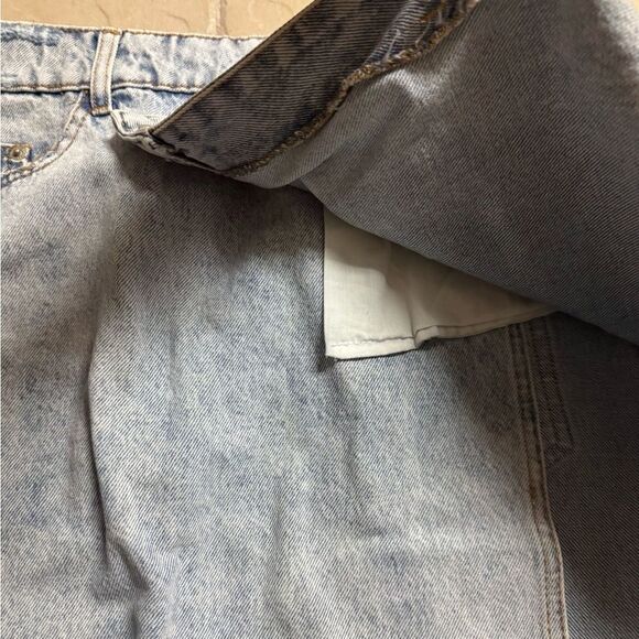 BERSHKA Denim Blue Jean Skirt - Picture 2 of 5